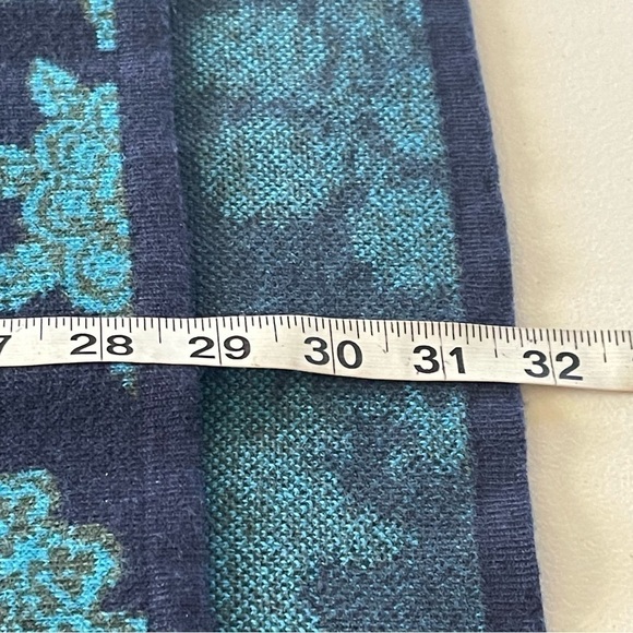 Isaac Mizrahi Live! Jacquard Mock Neck Pullover Sweater NWOT blue size 1X - Picture 8 of 10